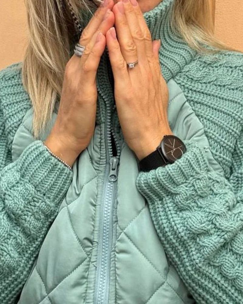 Bravina - Veste décontractée en polaire tricotée