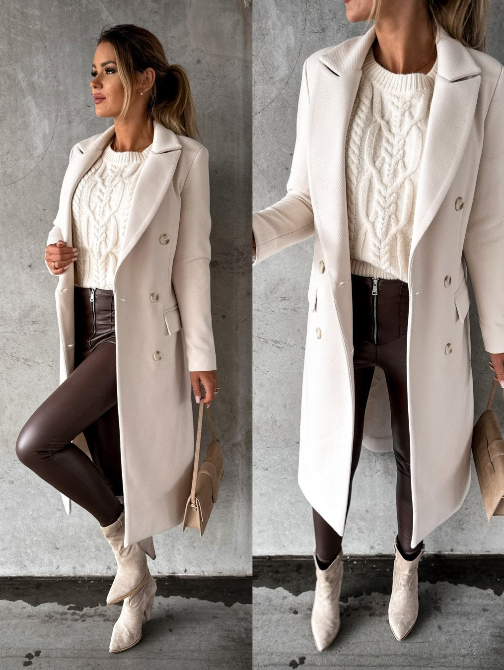 Martina | Manteau long décontracté