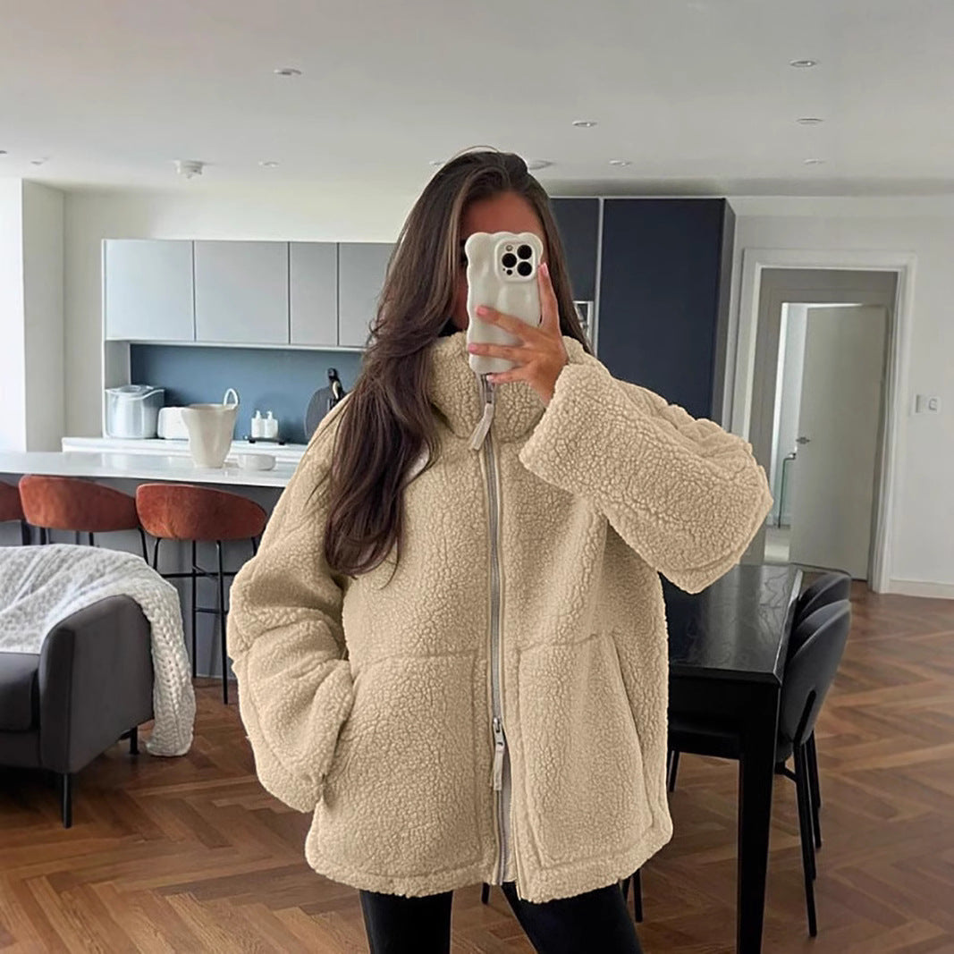 Kaja | Manteau douillet en peluche