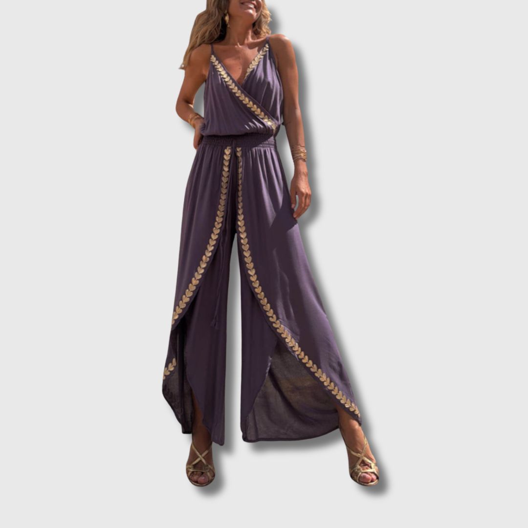 Janice - Combinaison Maxi-Robe Élégante