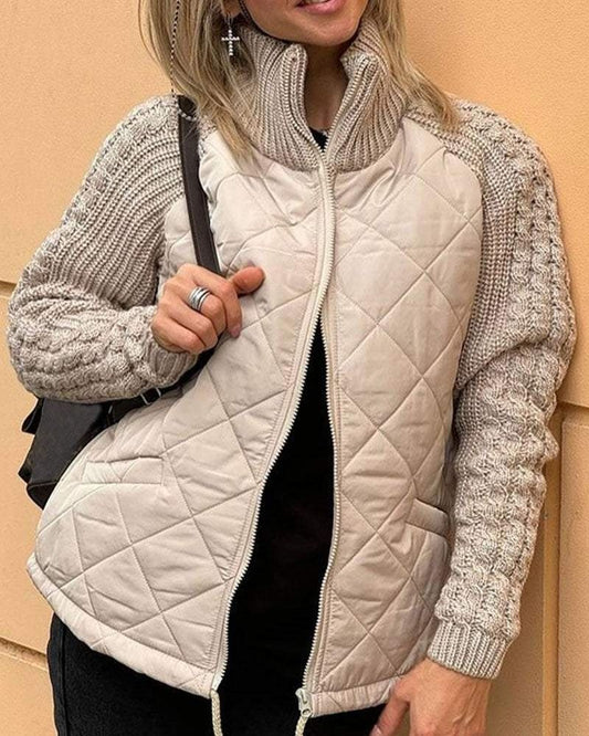 Bravina - Veste décontractée en polaire tricotée