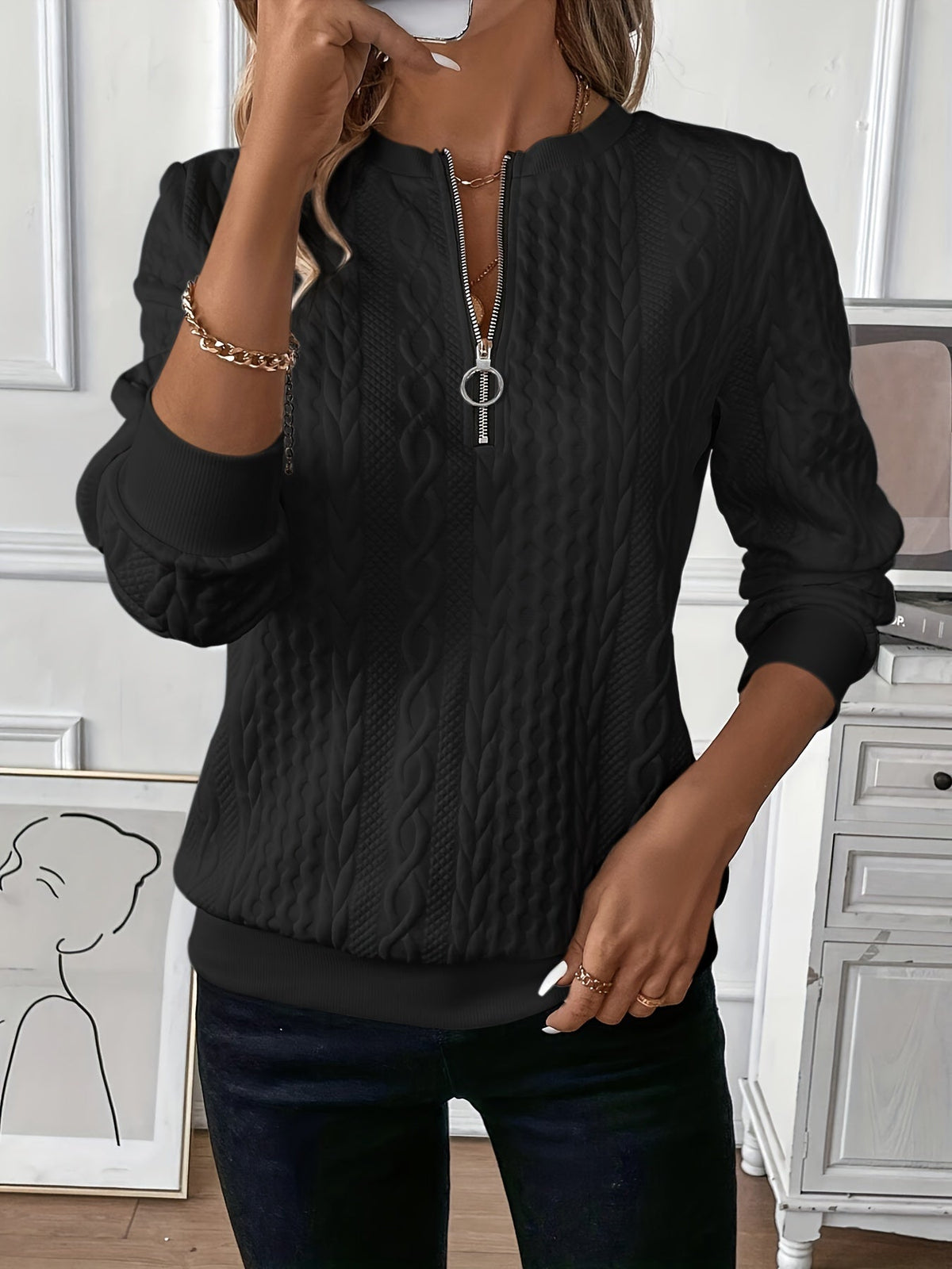 Lina | Pull tricoté élégant