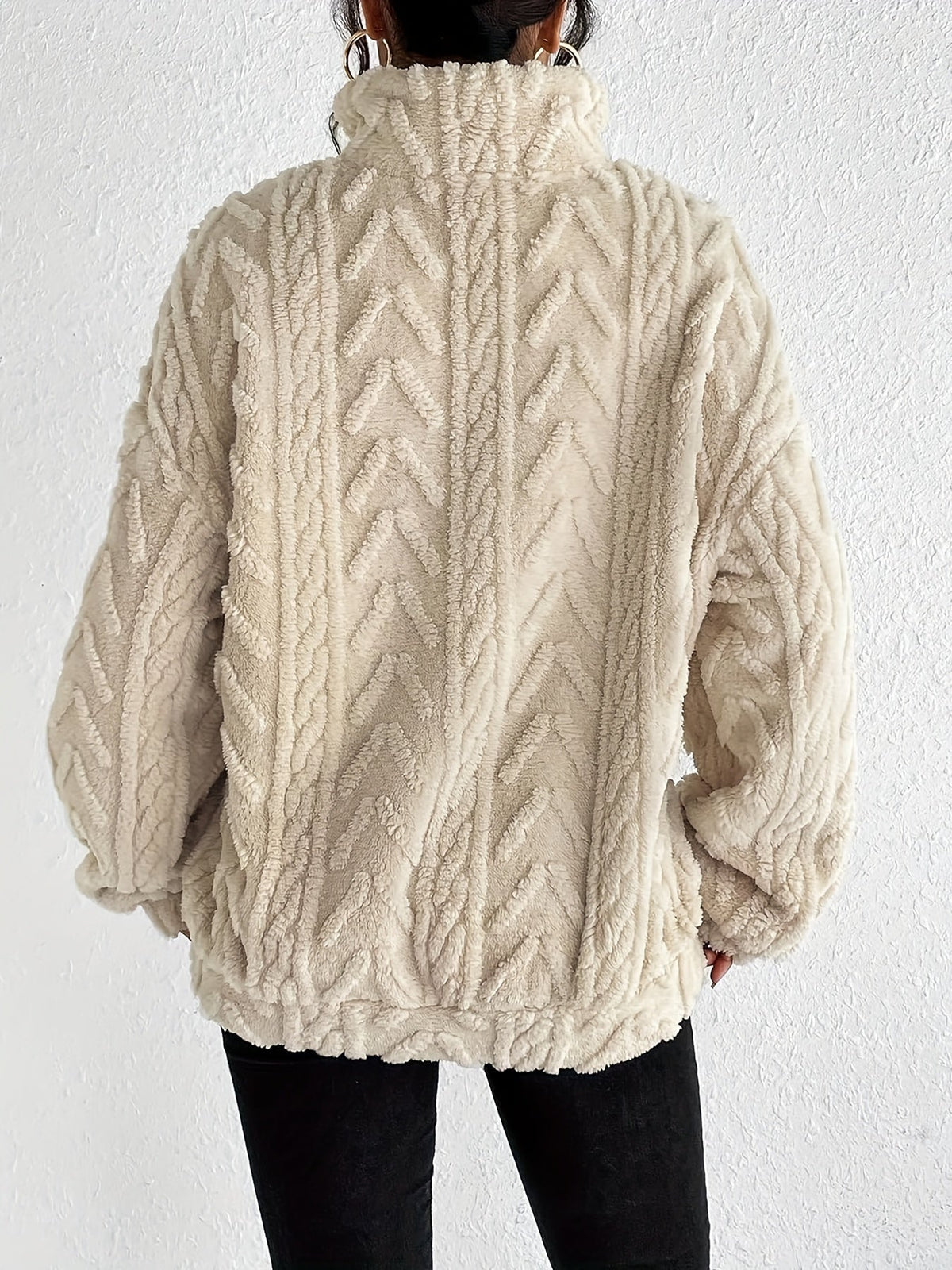 Alice | Pull zippé moelleux