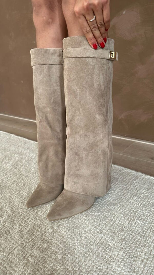 Louisa |  Bottes Taupe