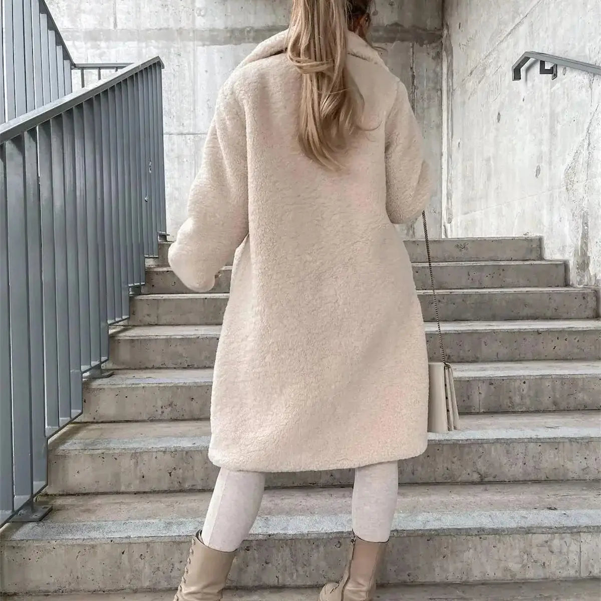 Presina - Élégant manteau teddy pour femme