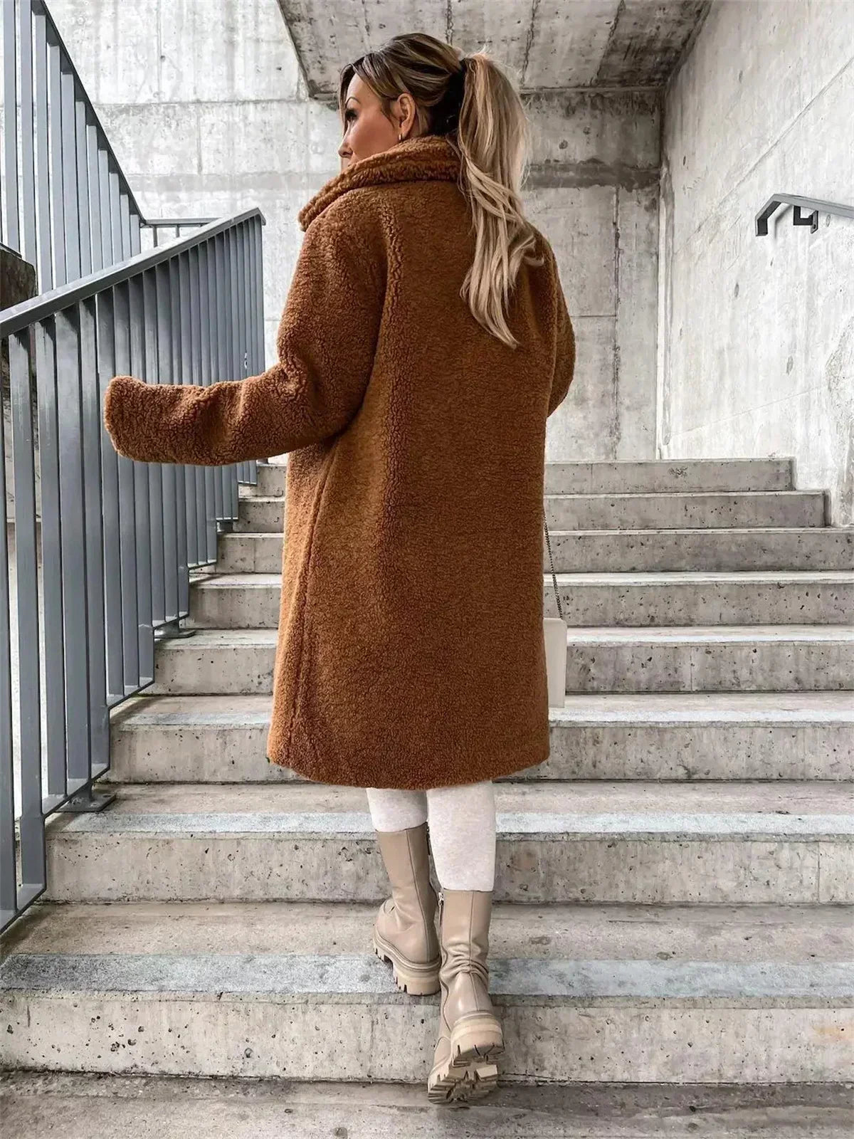 Presina - Élégant manteau teddy pour femme