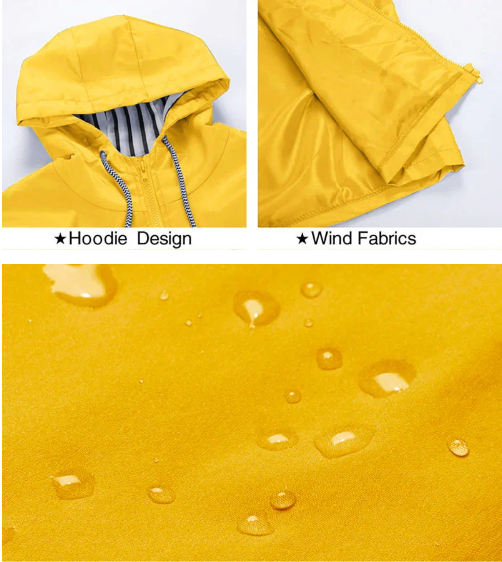 Elowen | Veste imperméable et coupe-vent pour femme
