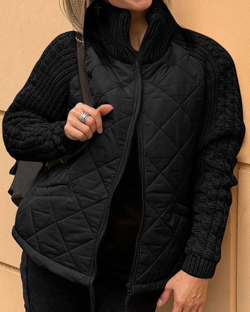 Bravina - Veste décontractée en polaire tricotée