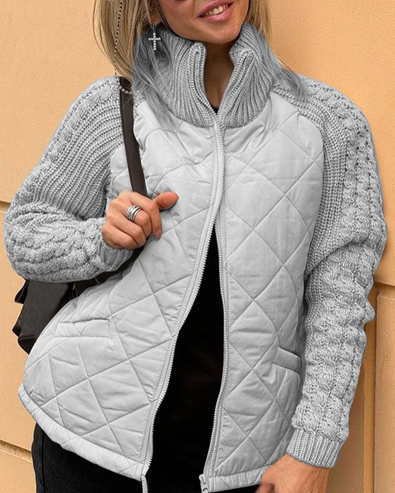 Bravina - Veste décontractée en polaire tricotée